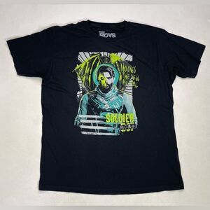 The Boys TV Series Graphic T-shirt Men Large Black Short Sleeve